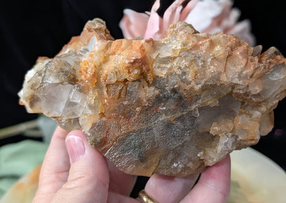 Hematoid Dog Tooth Calcite Specimen