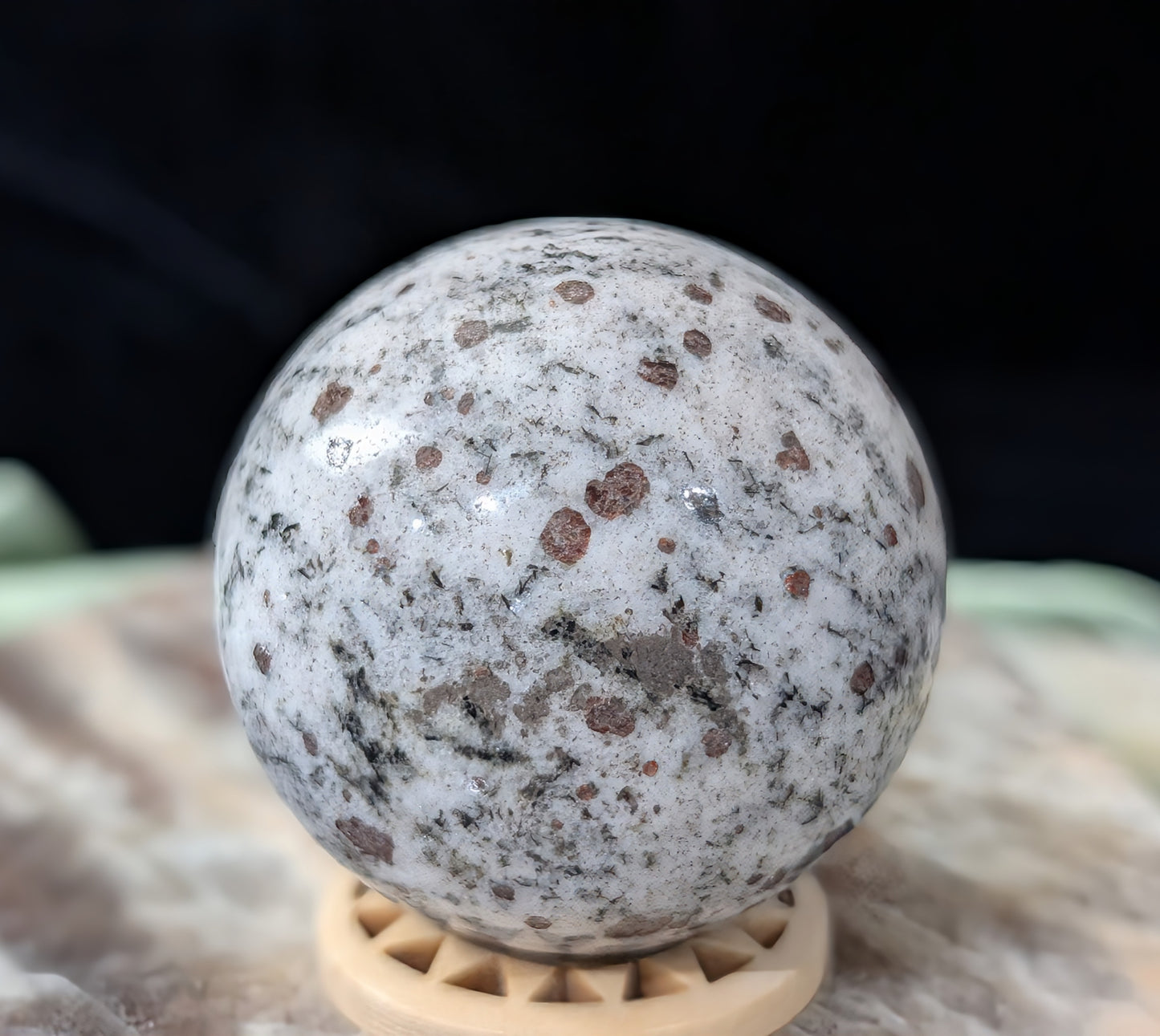 Hessonite Garnet Sphere