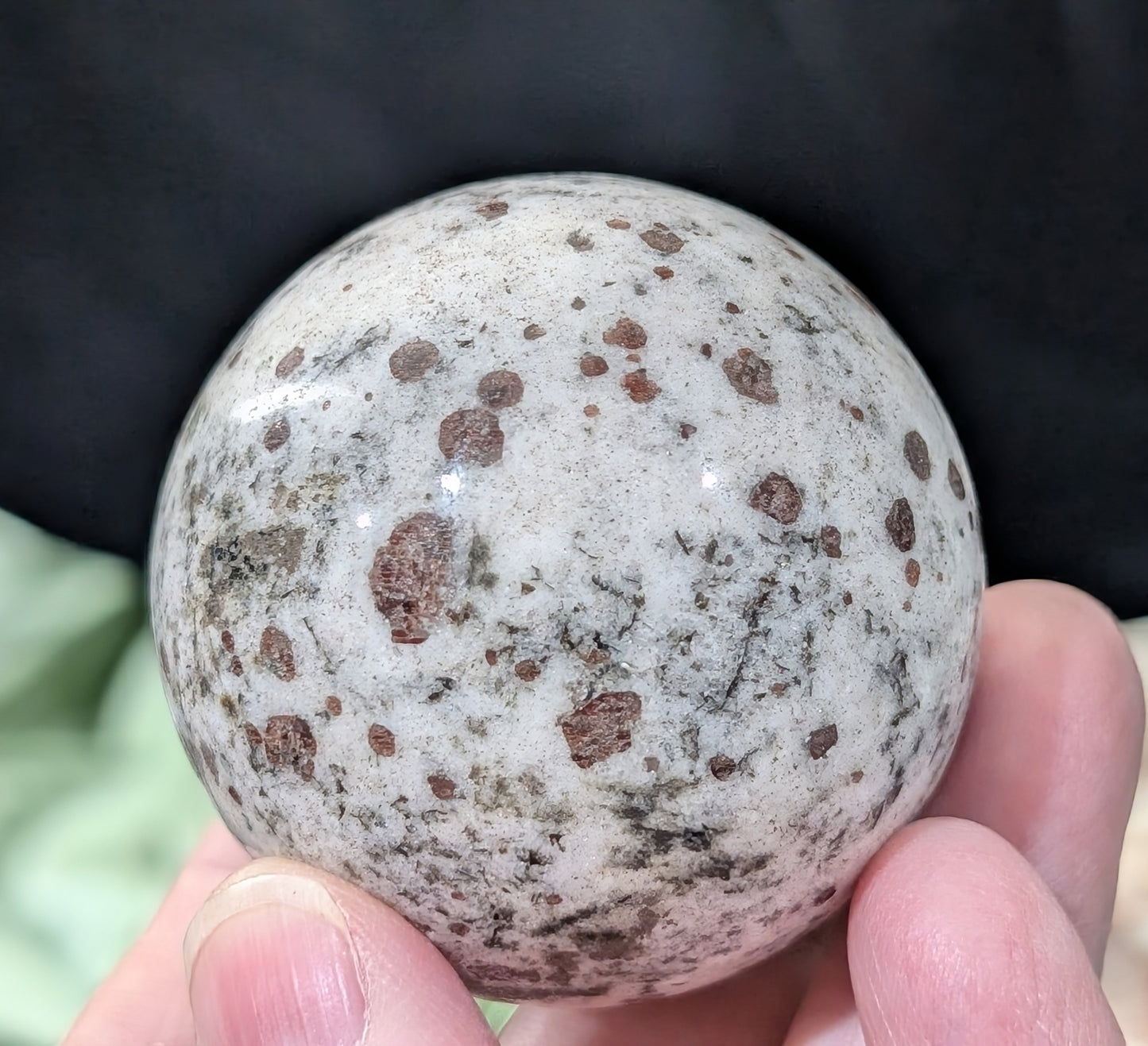 Hessonite Garnet Sphere