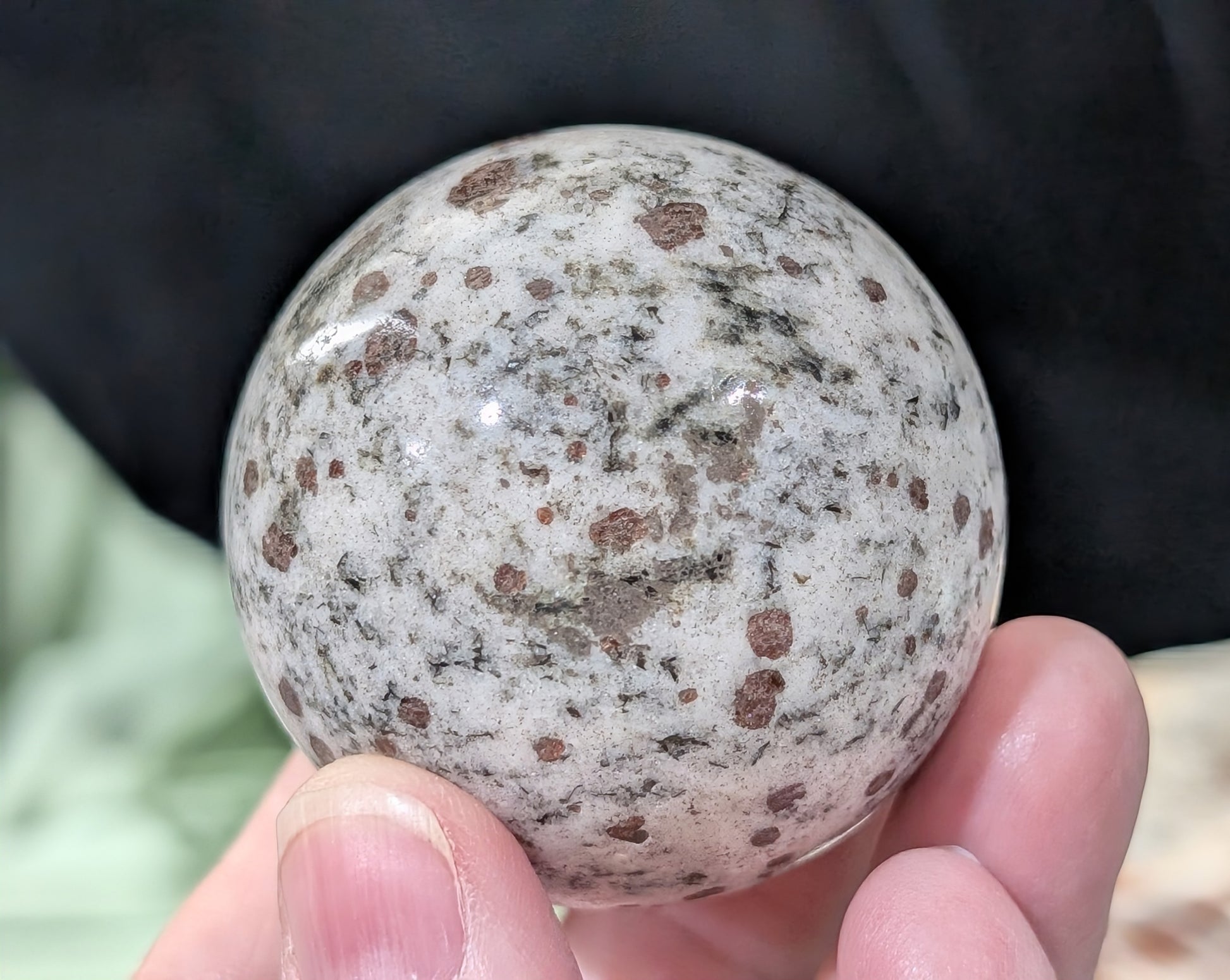Hessonite Garnet Sphere