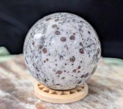 Hessonite Garnet Sphere