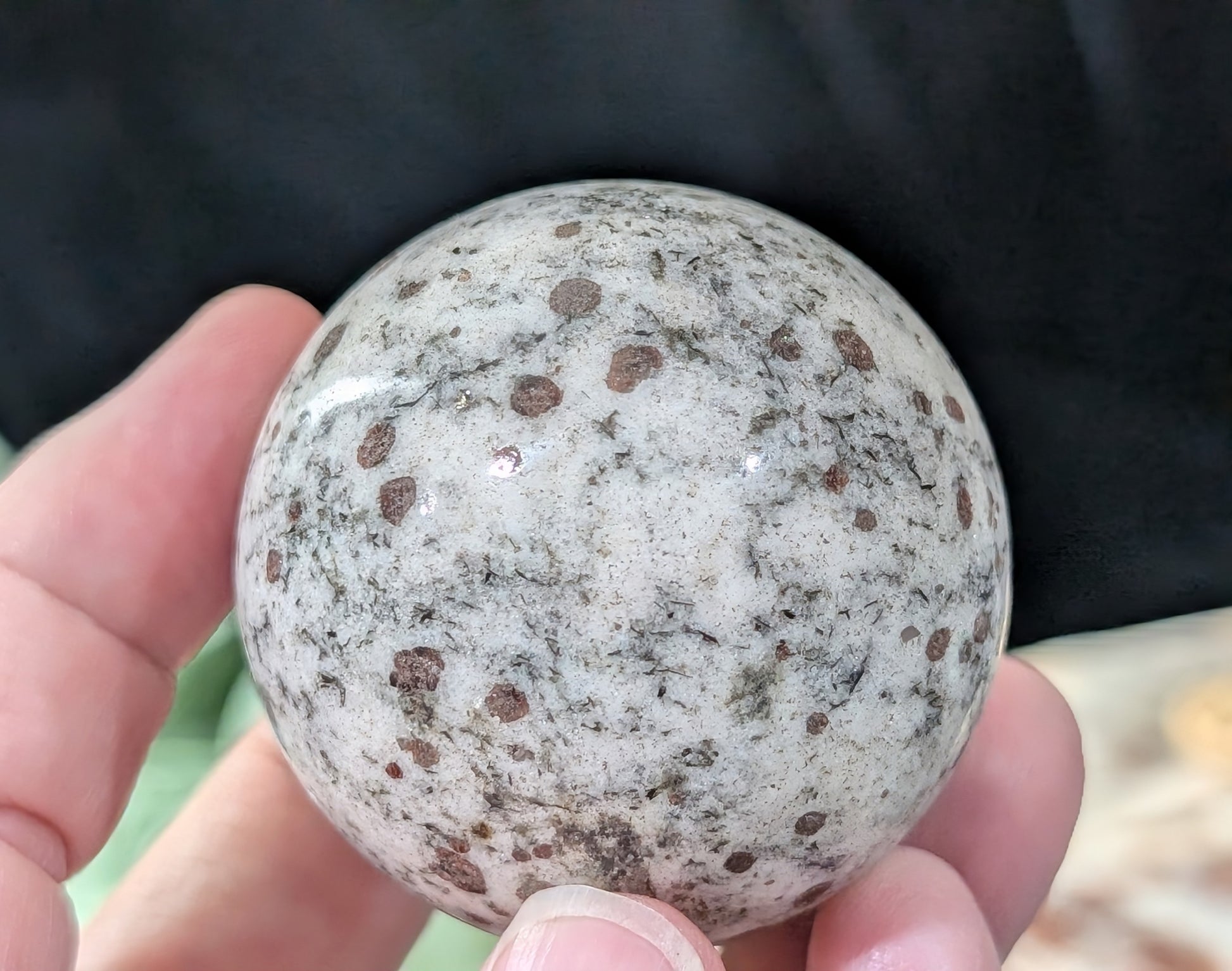 Hessonite Garnet Sphere
