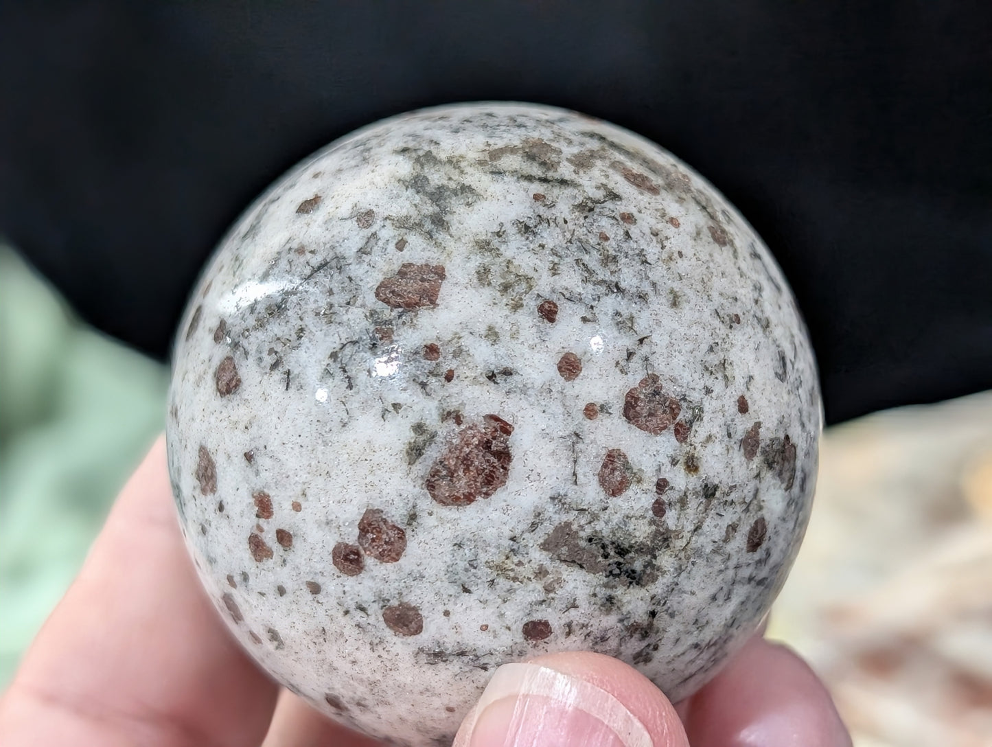 Hessonite Garnet Sphere