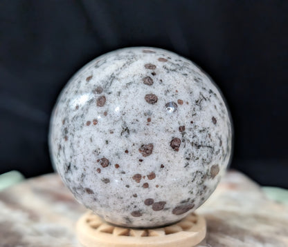 Hessonite Garnet Sphere