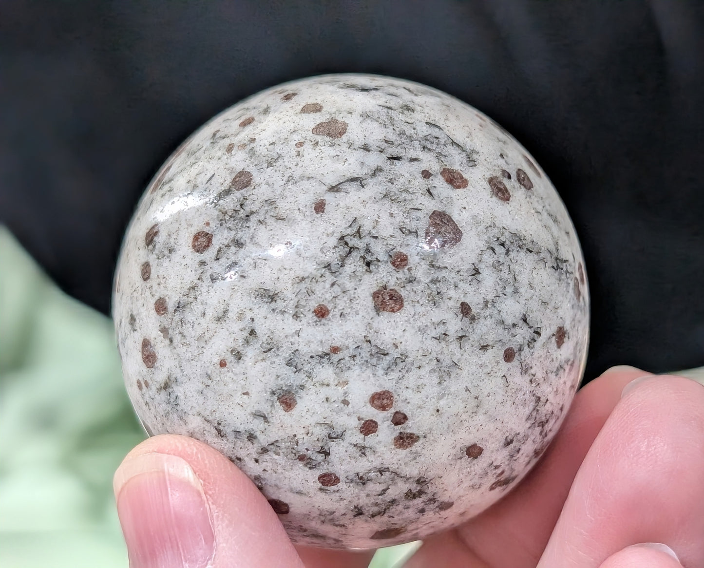 Hessonite Garnet Sphere