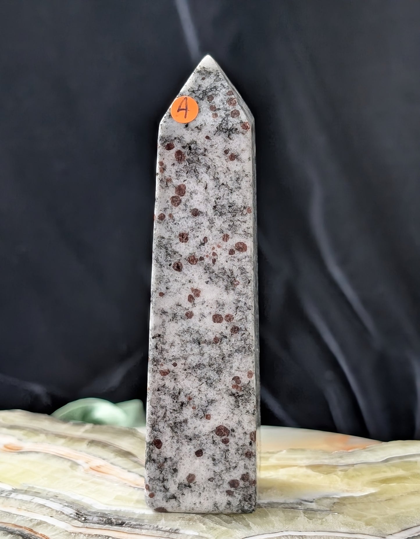 Hessonite Garnet Tower