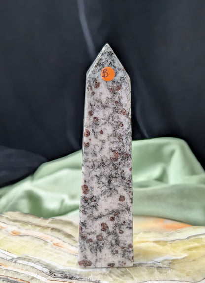 Hessonite Garnet Tower