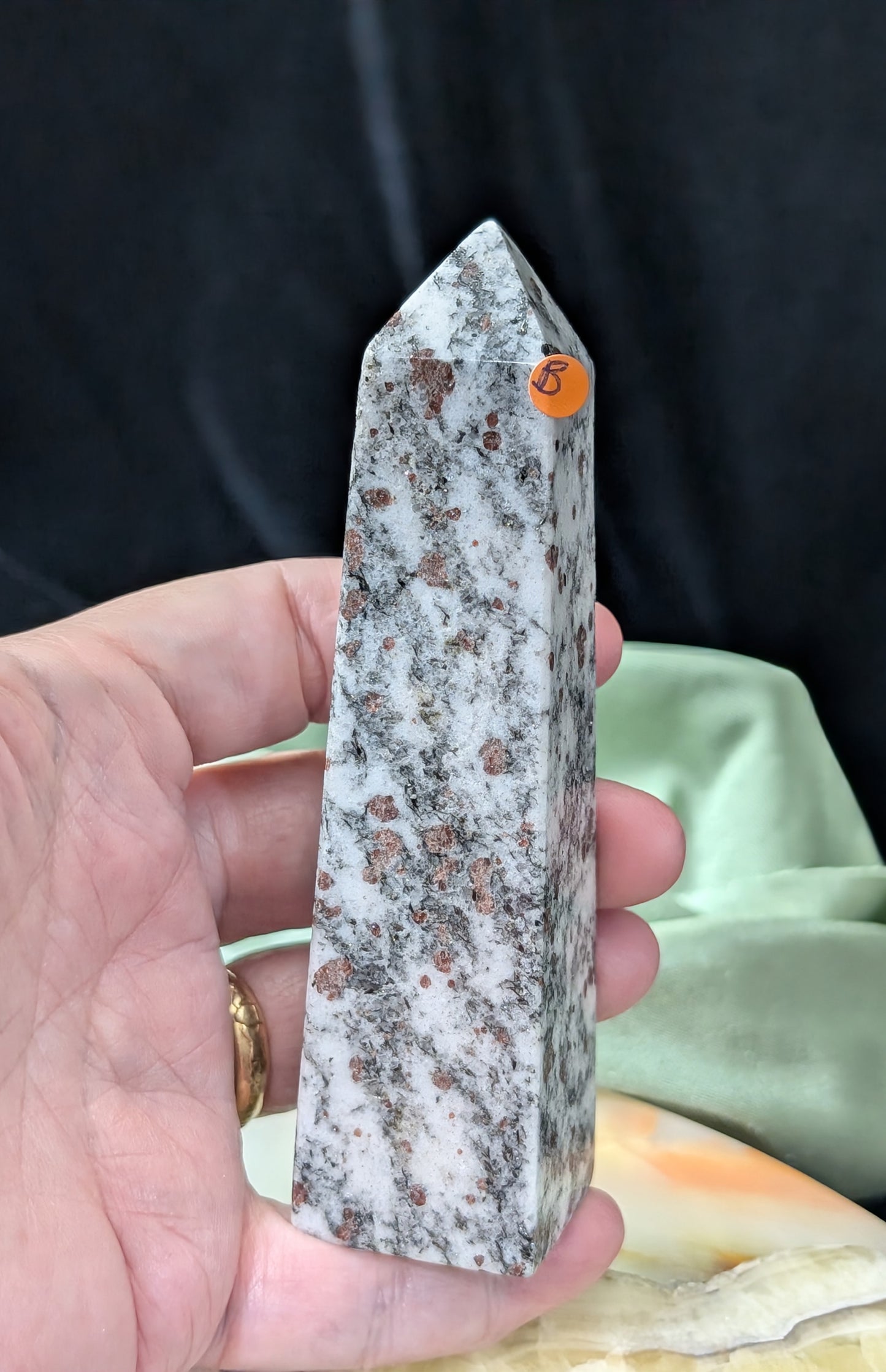 Hessonite Garnet Tower
