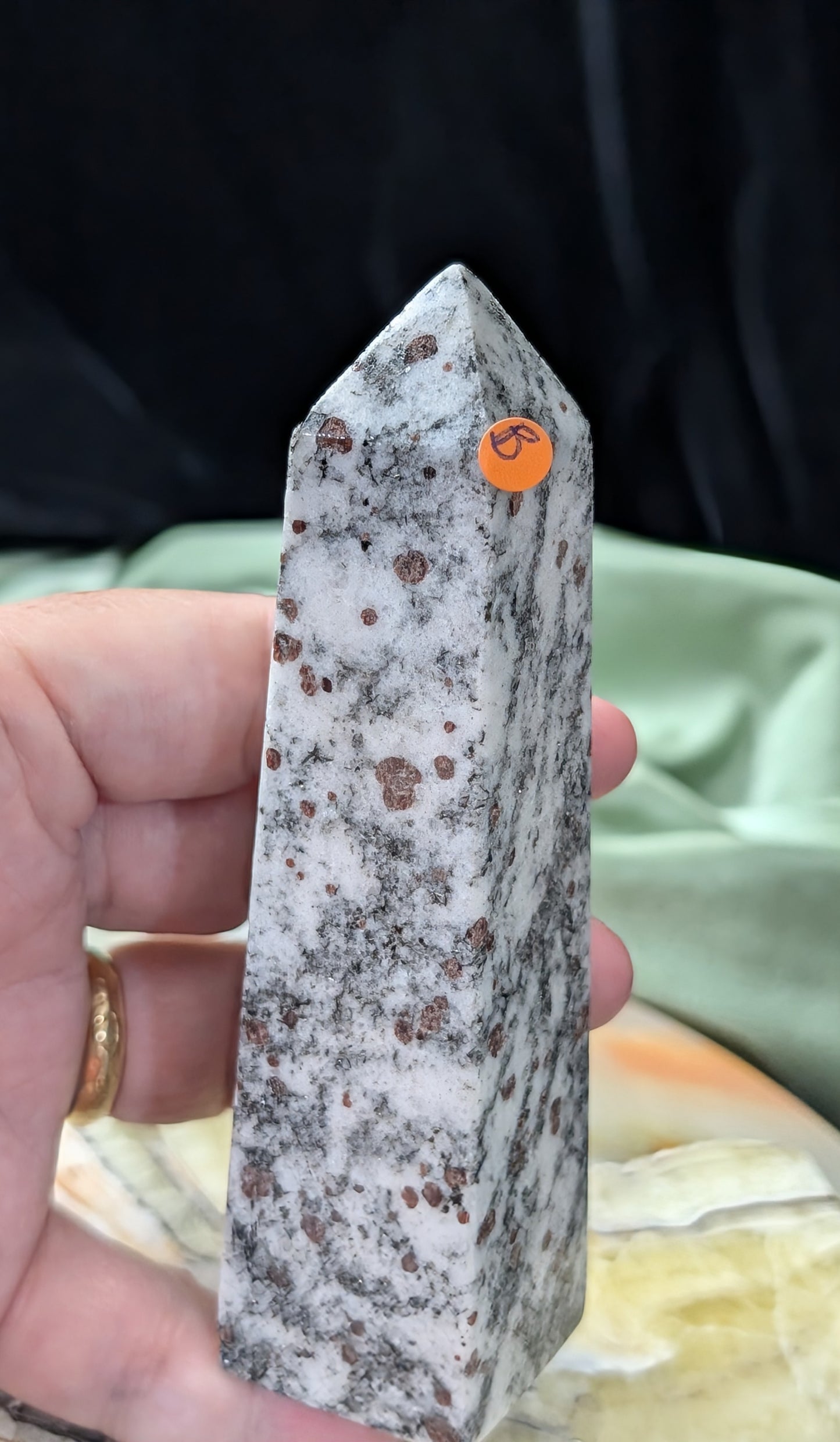 Hessonite Garnet Tower