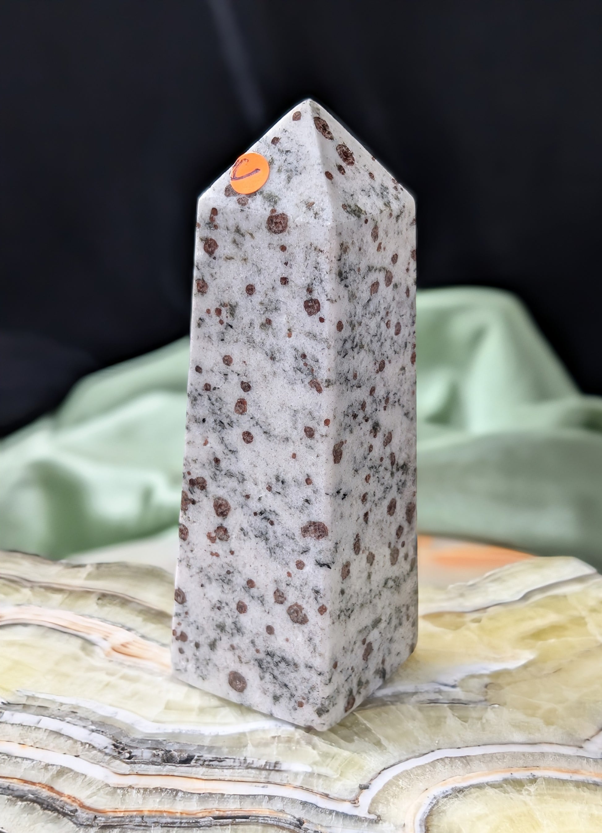 Hessonite Garnet Tower