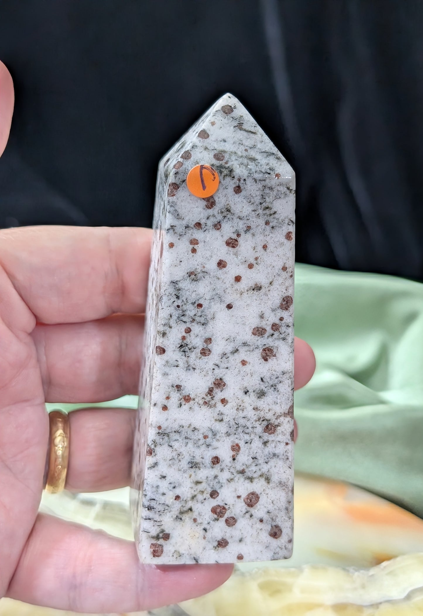 Hessonite Garnet Tower