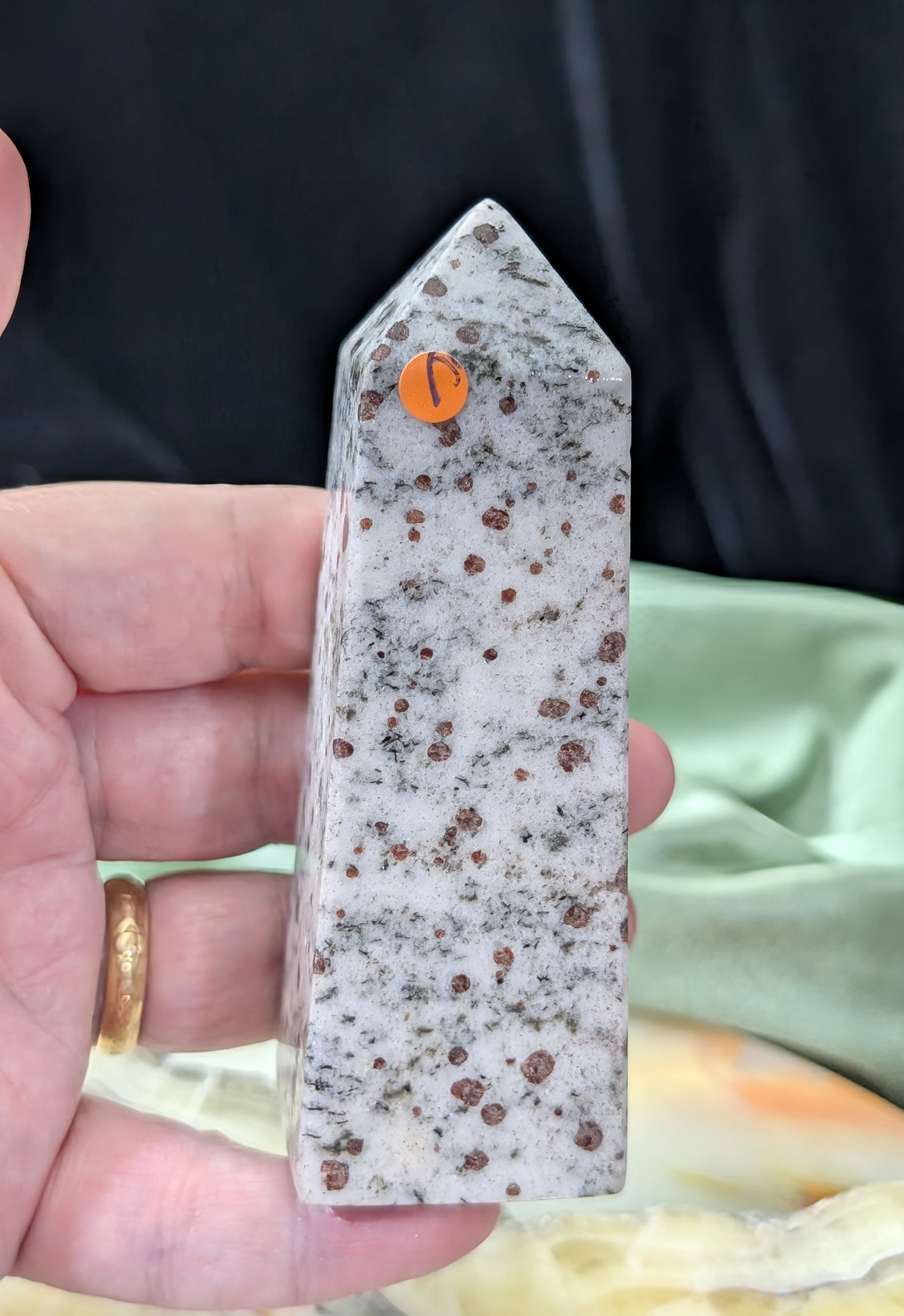 Hessonite Garnet Tower