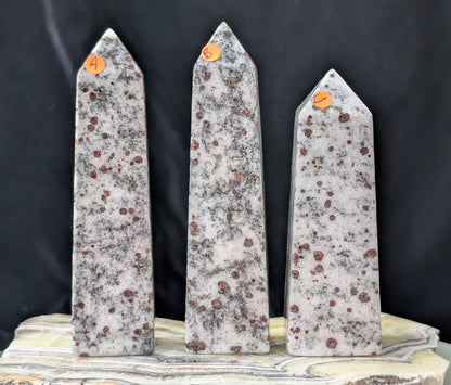 Hessonite Garnet Towers
