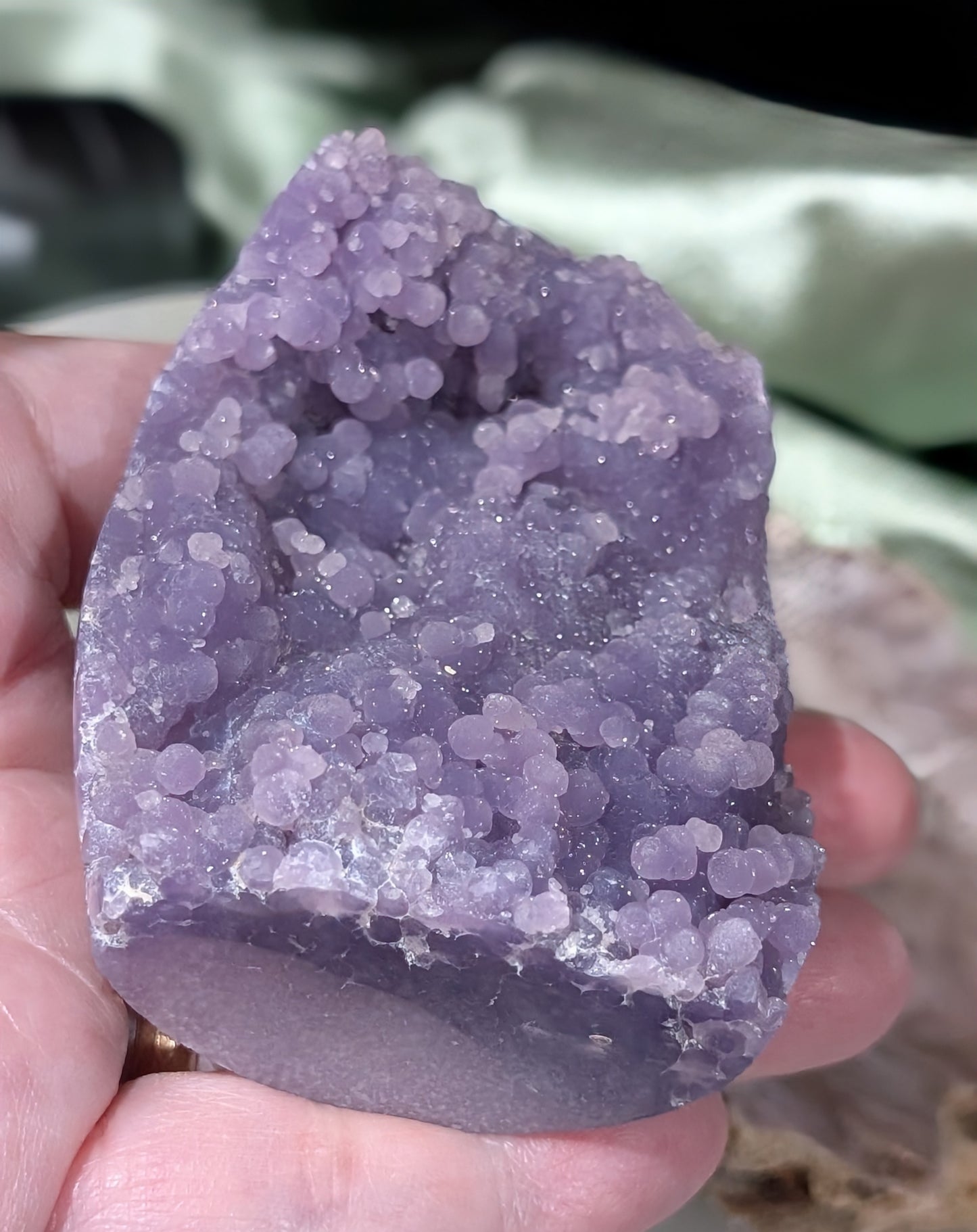 High Quality Grape Agate Specimen Freeform
