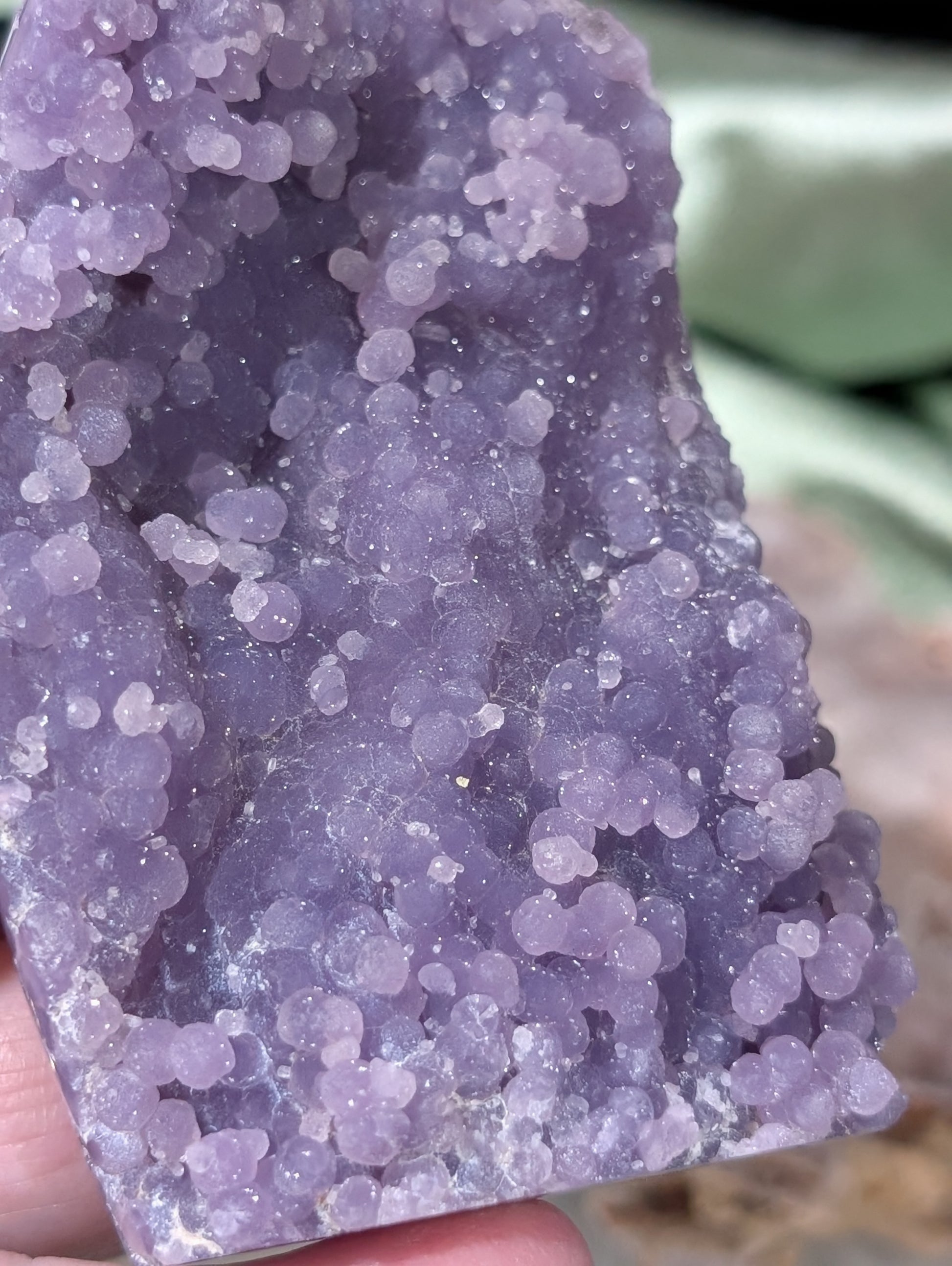 High Quality Grape Agate Specimen Freeform