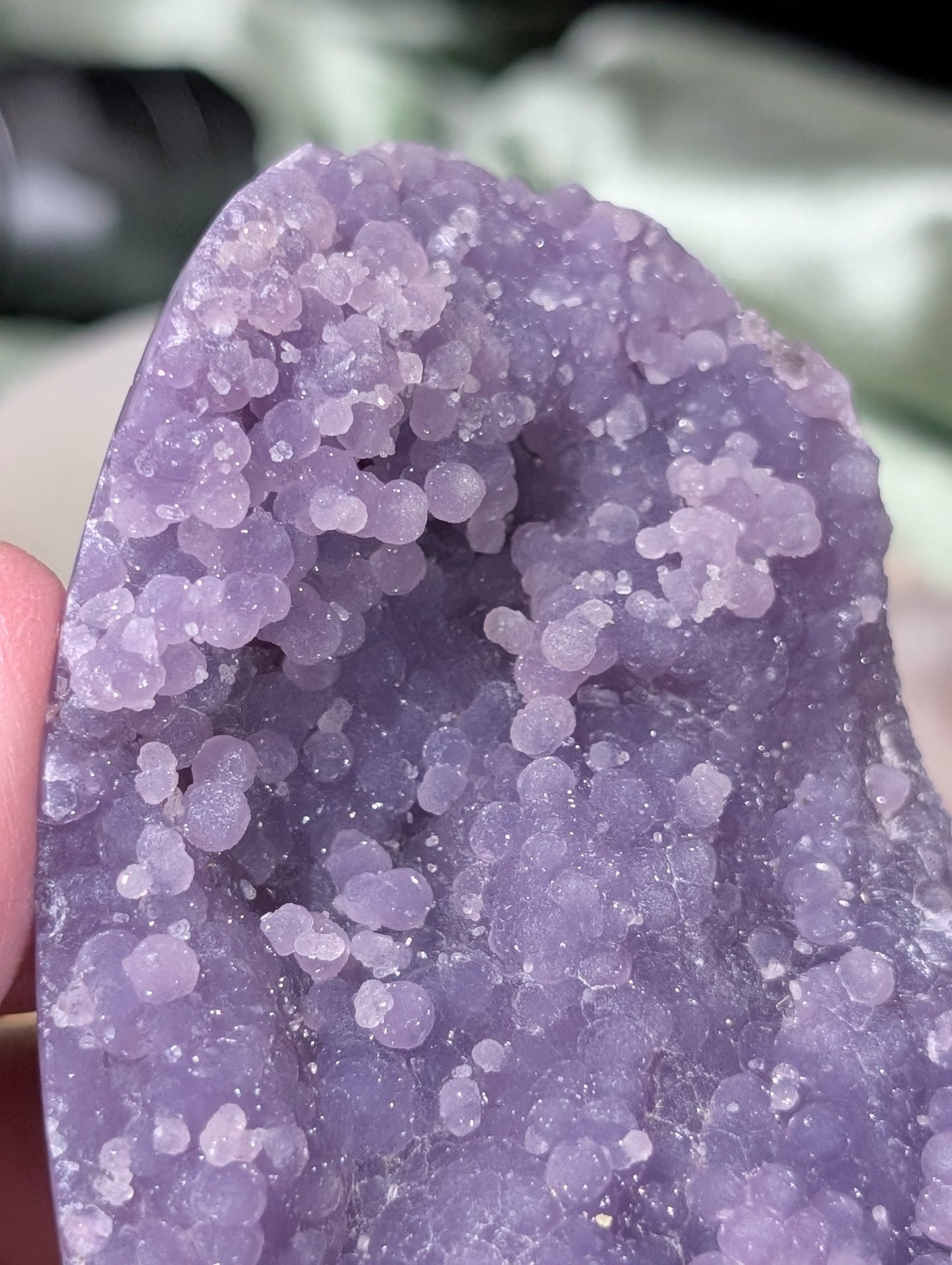 High Quality Grape Agate Specimen Freeform