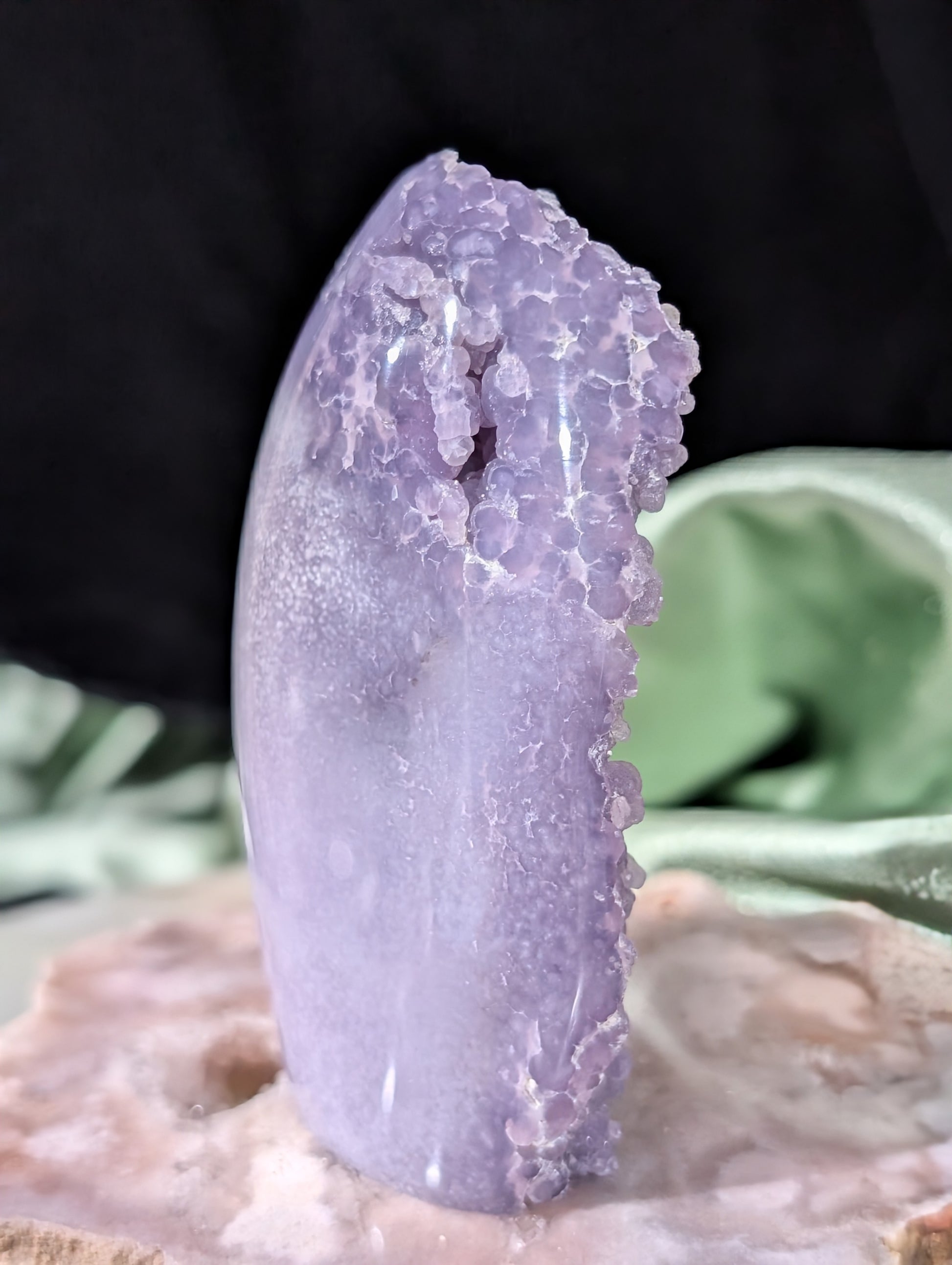 High Quality Grape Agate Specimen Freeform