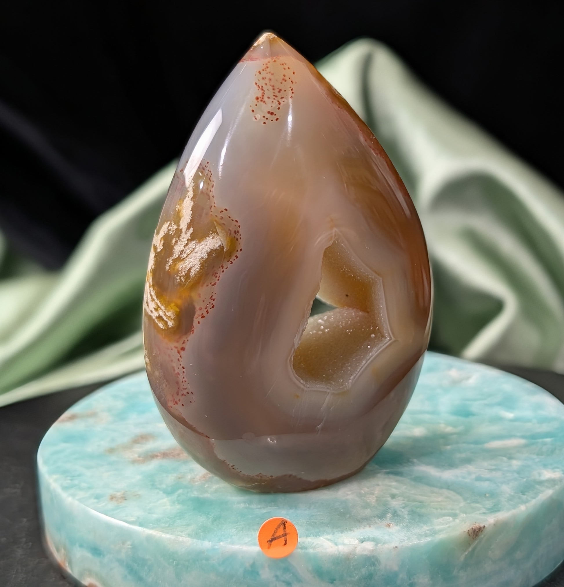 Honey Agate Flame