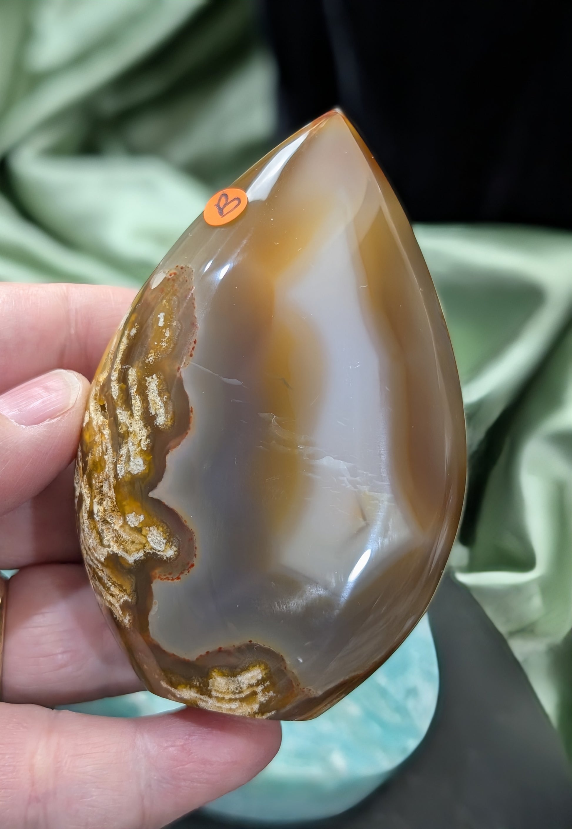 Honey Agate Flame