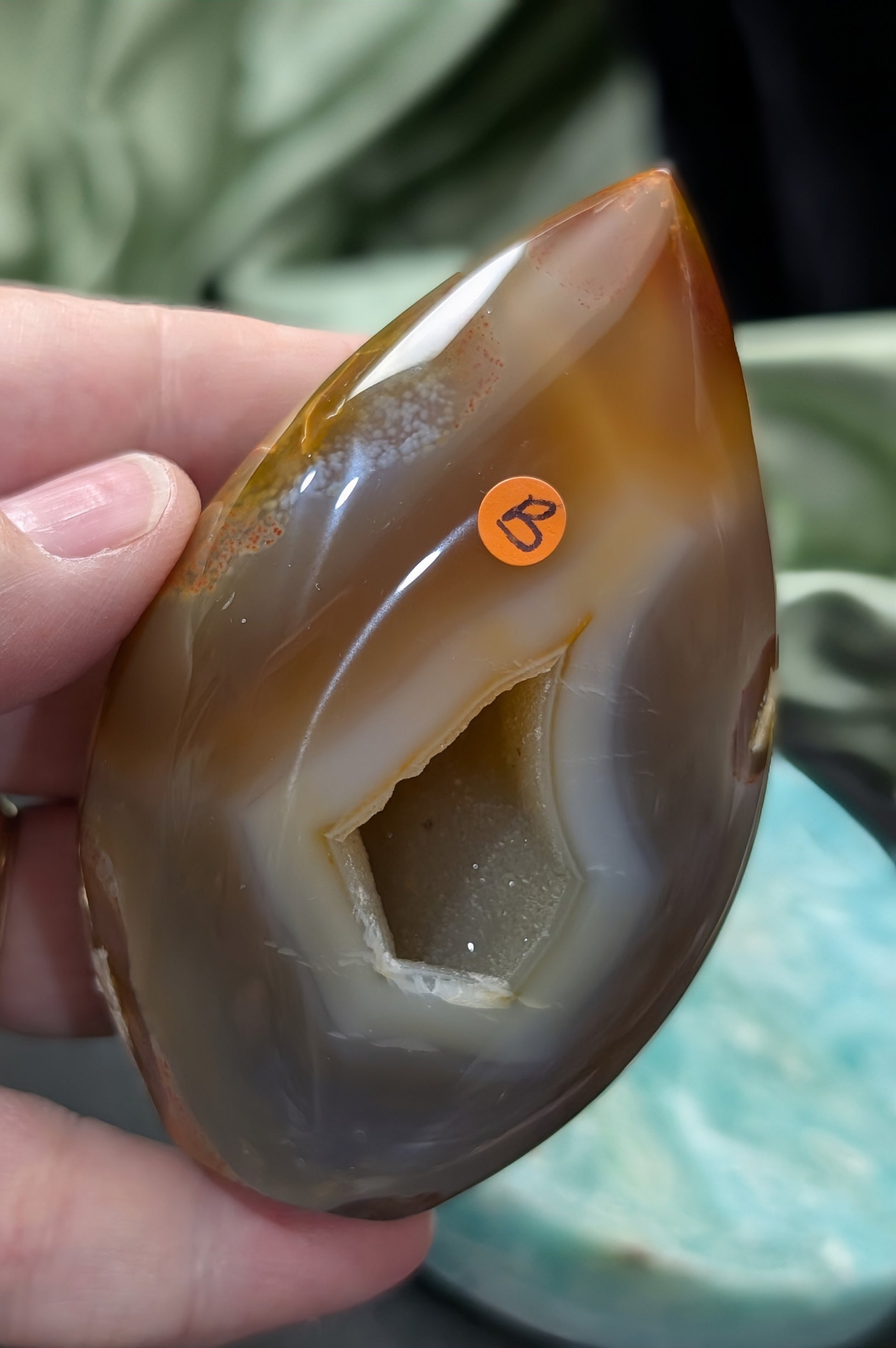 Honey Agate Flame