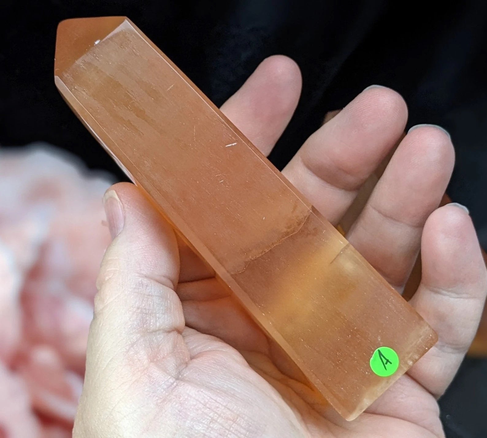 Honey Calcite Tower