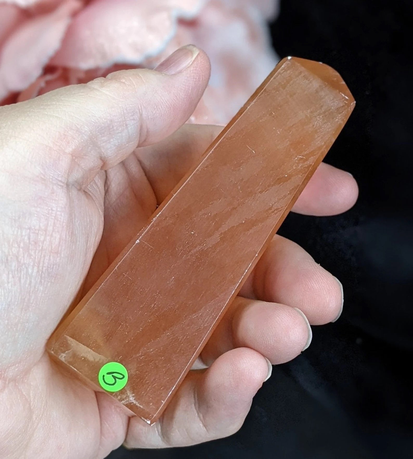 Honey Calcite Tower