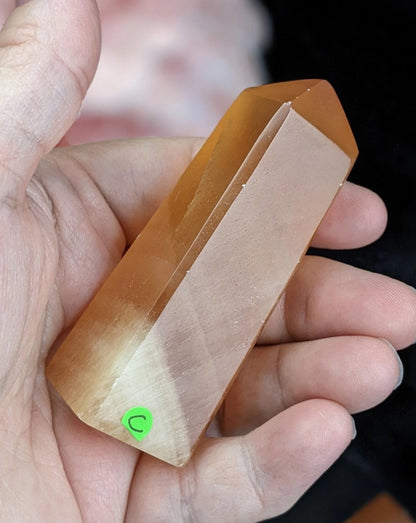 Honey Calcite Tower