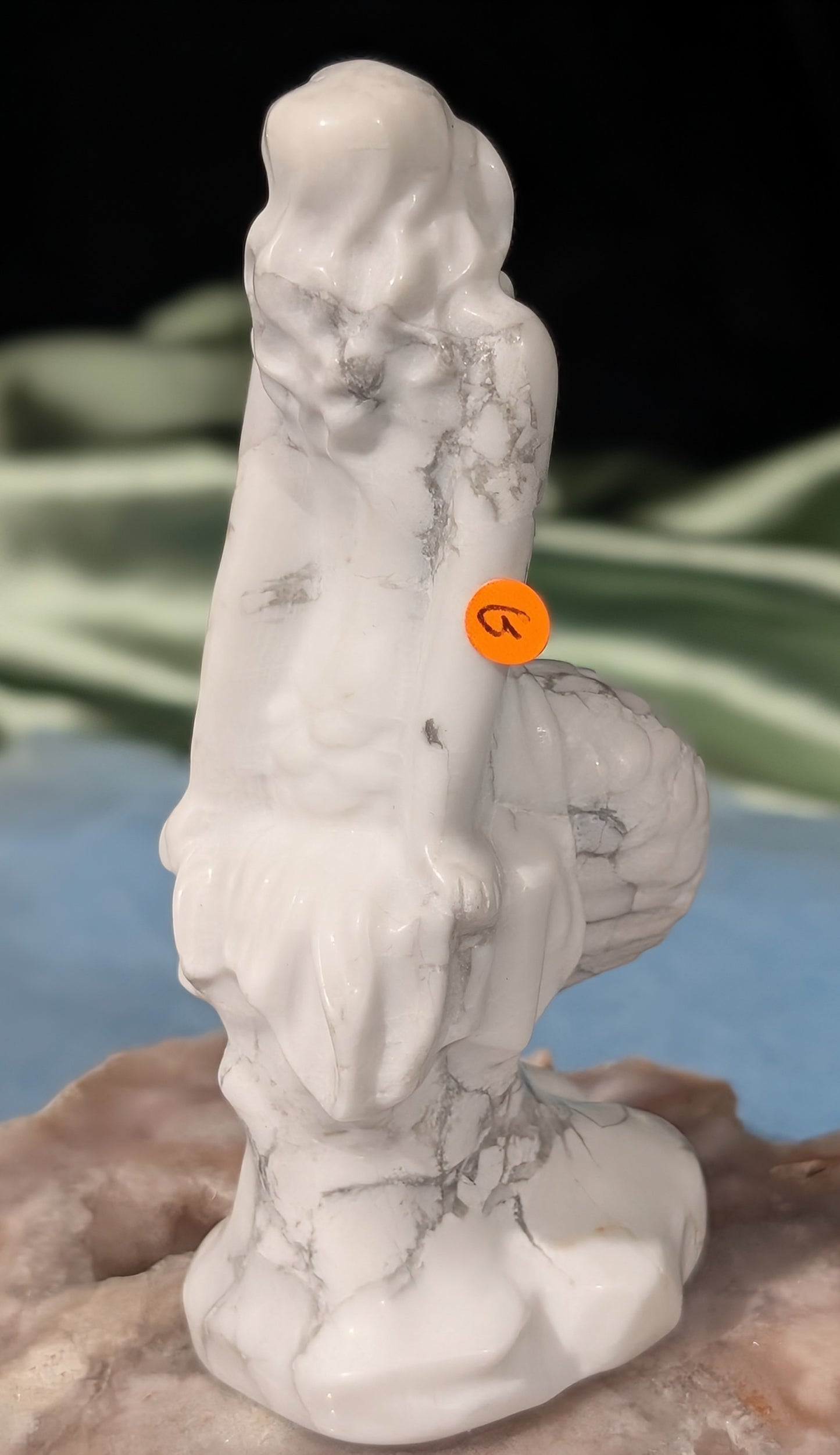 Howlite Mermaid Figurine