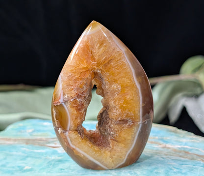 Indonesian Honey Agate Flame