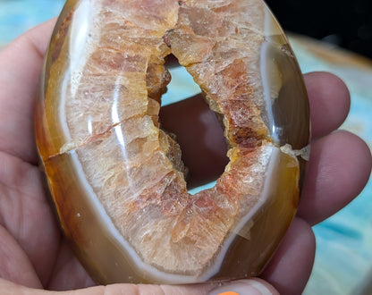 Indonesian Honey Agate Flame