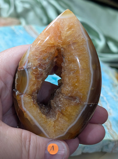 Indonesian Honey Agate Flame