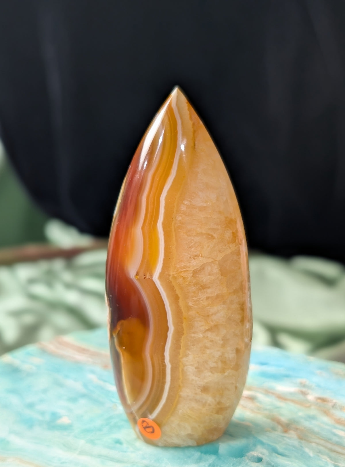 Indonesian Honey Agate Flame