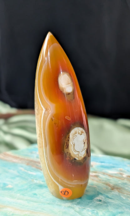 Indonesian Honey Agate Flame