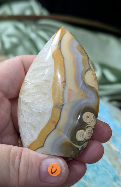 Indonesian Honey Agate Flame