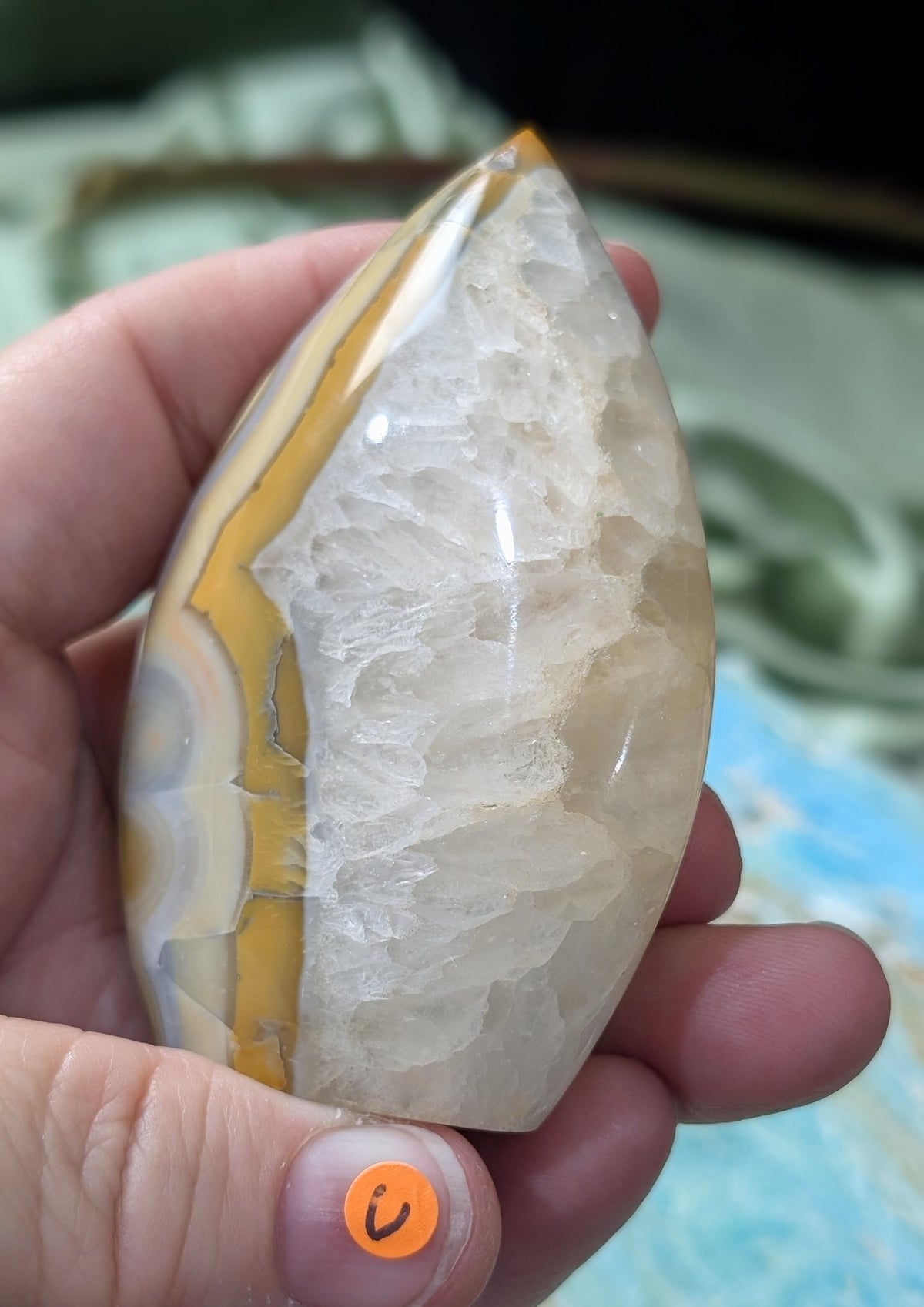 Indonesian Honey Agate Flame