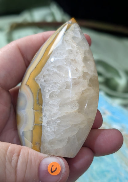 Indonesian Honey Agate Flame