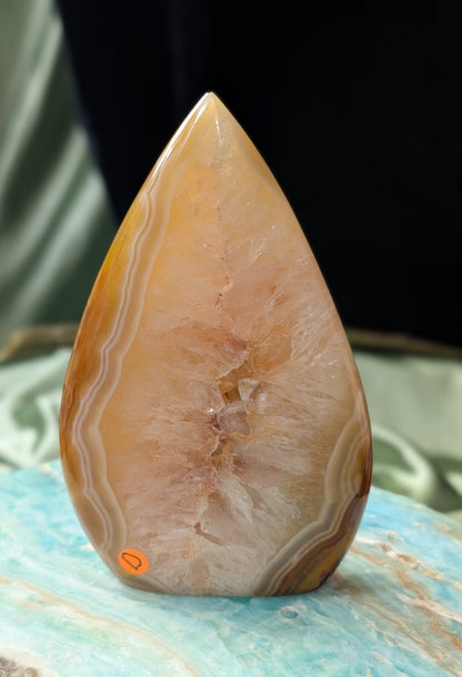 Indonesian Honey Agate Flame