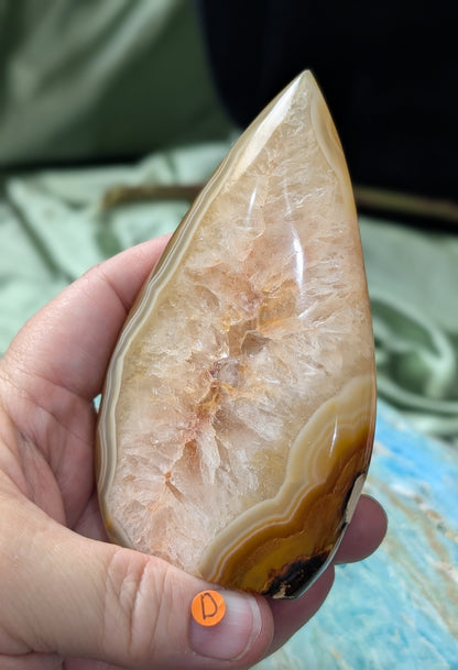 Indonesian Honey Agate Flame