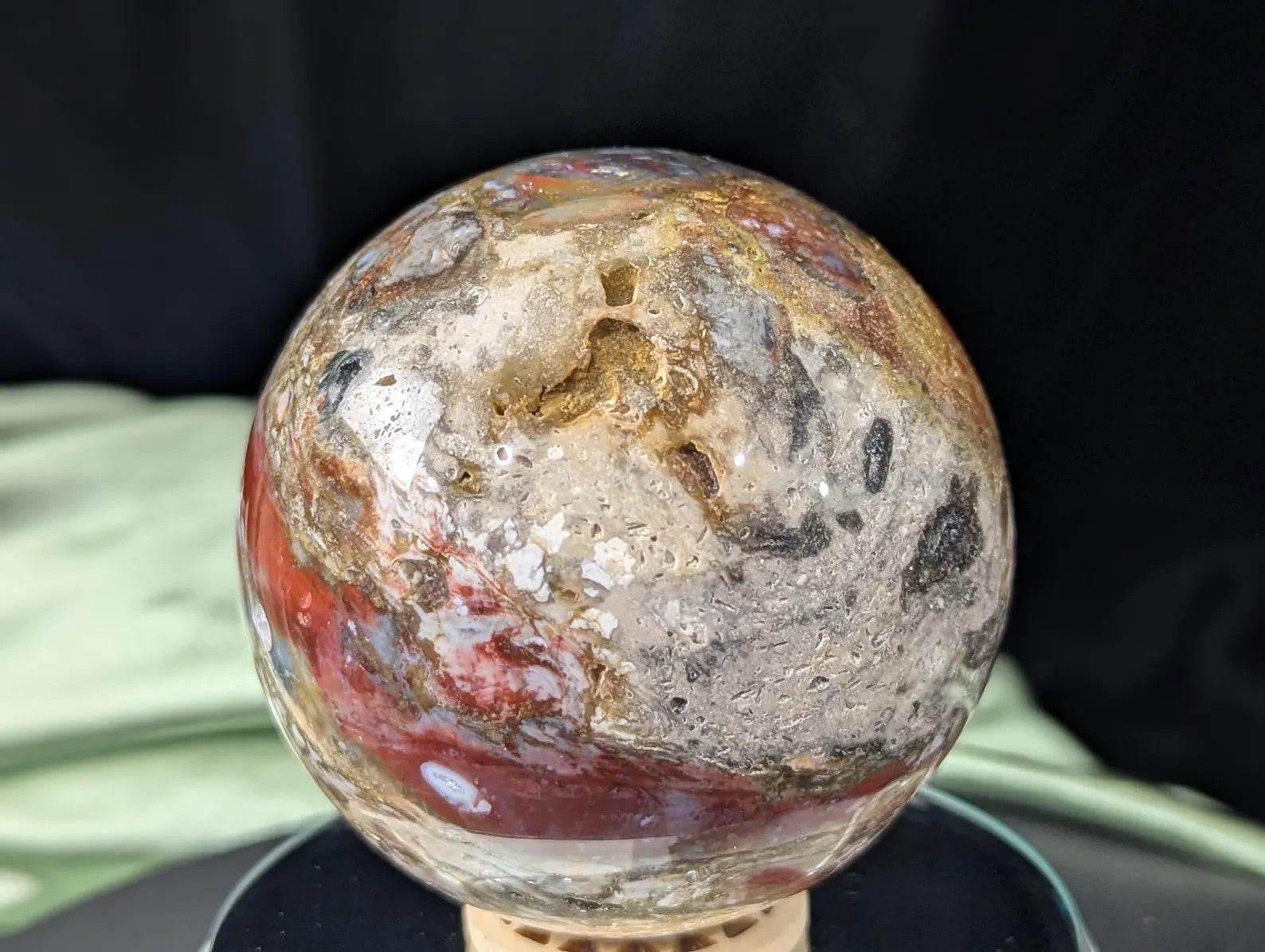 Indonesian Jasper Sphere 1A