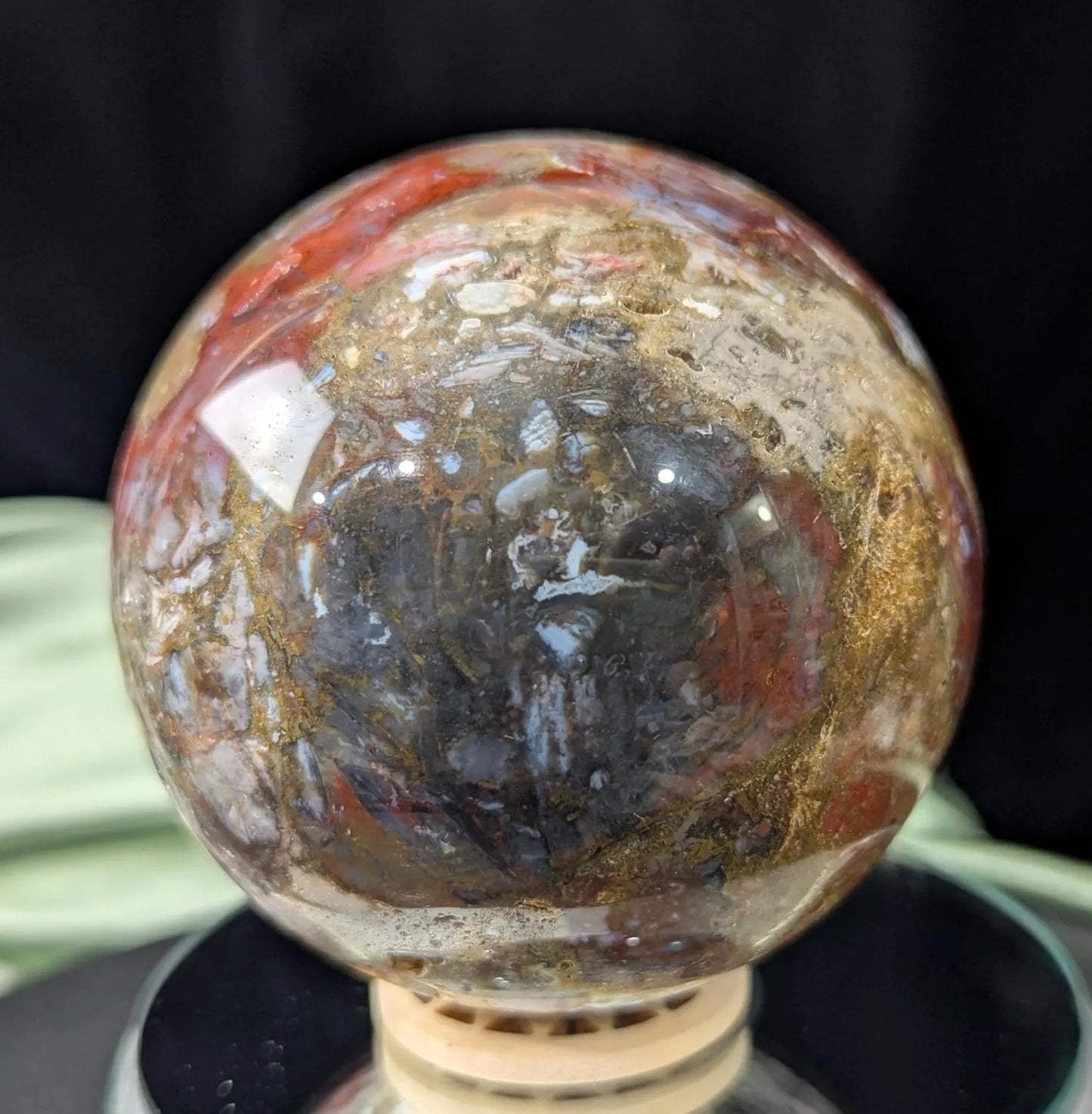 Indonesian Jasper Sphere 1E