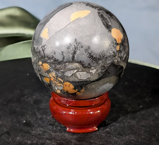 Indonesian Maligano Jasper Sphere