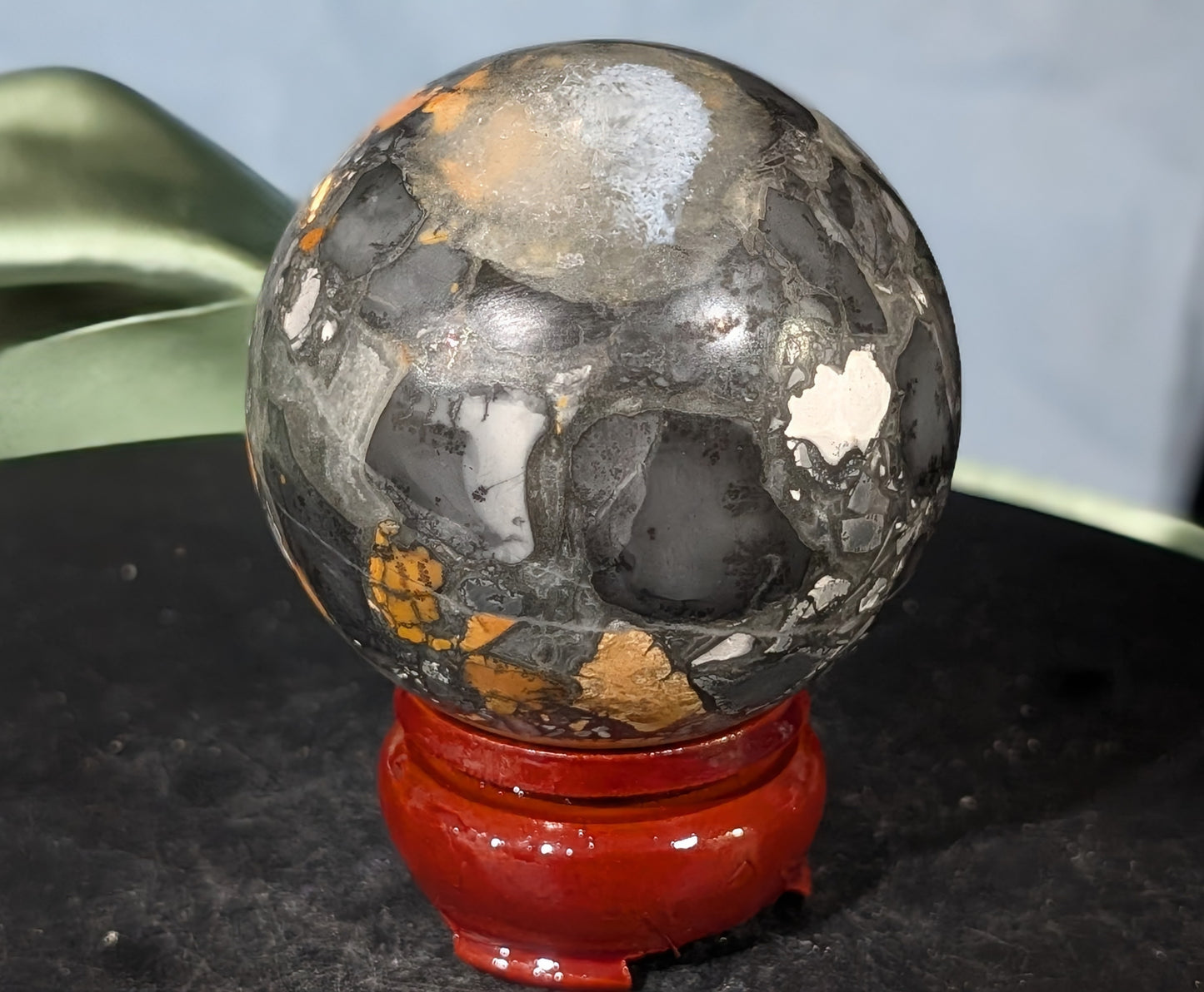 Indonesian Maligano Jasper Sphere