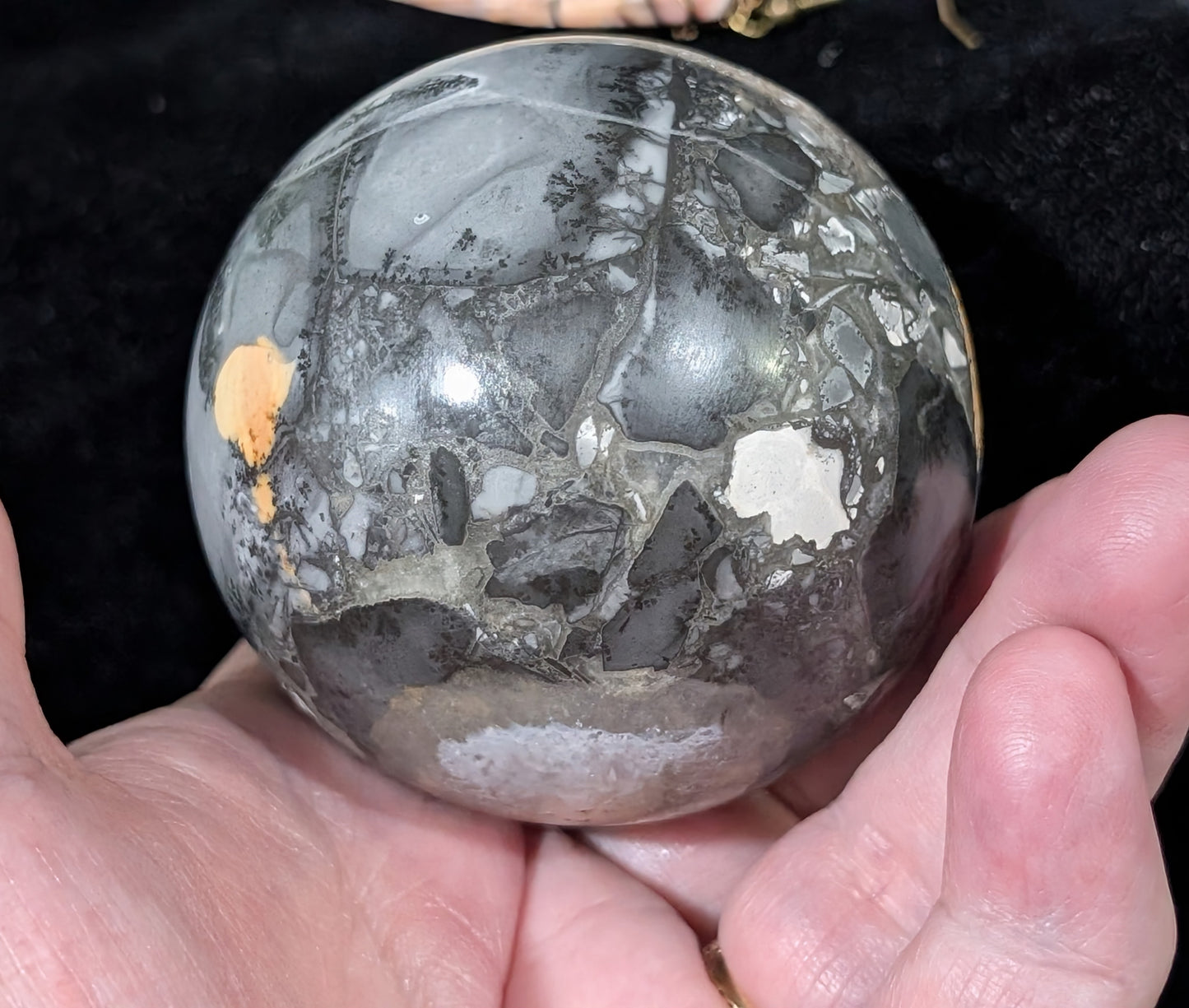 Indonesian Maligano Jasper Sphere