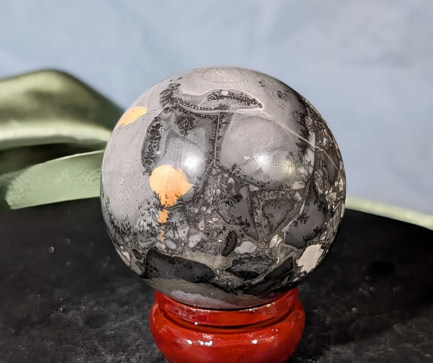 Indonesian Maligano Jasper Sphere