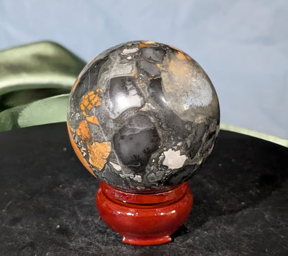 Indonesian Maligano Jasper Sphere