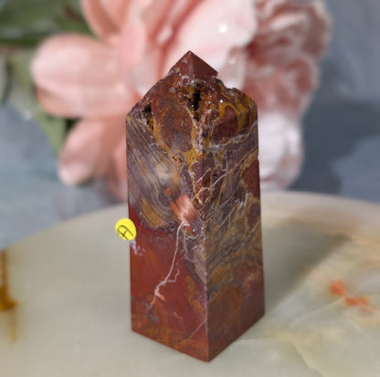 Indonesian Red Jasper Tower