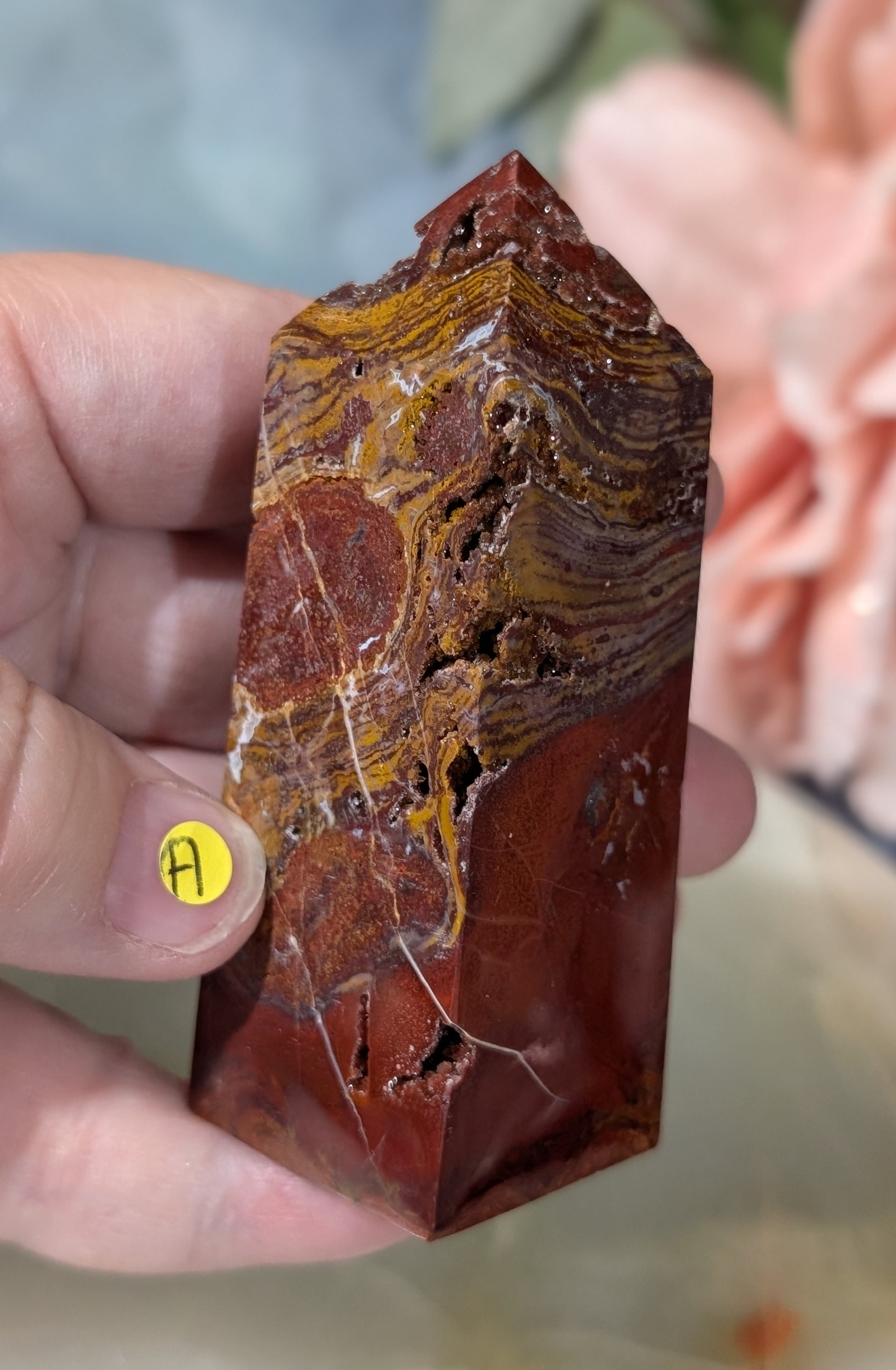 Indonesian Red Jasper Tower