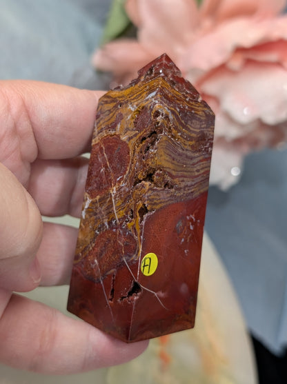 Indonesian Red Jasper Tower