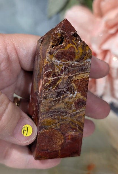 Indonesian Red Jasper Tower