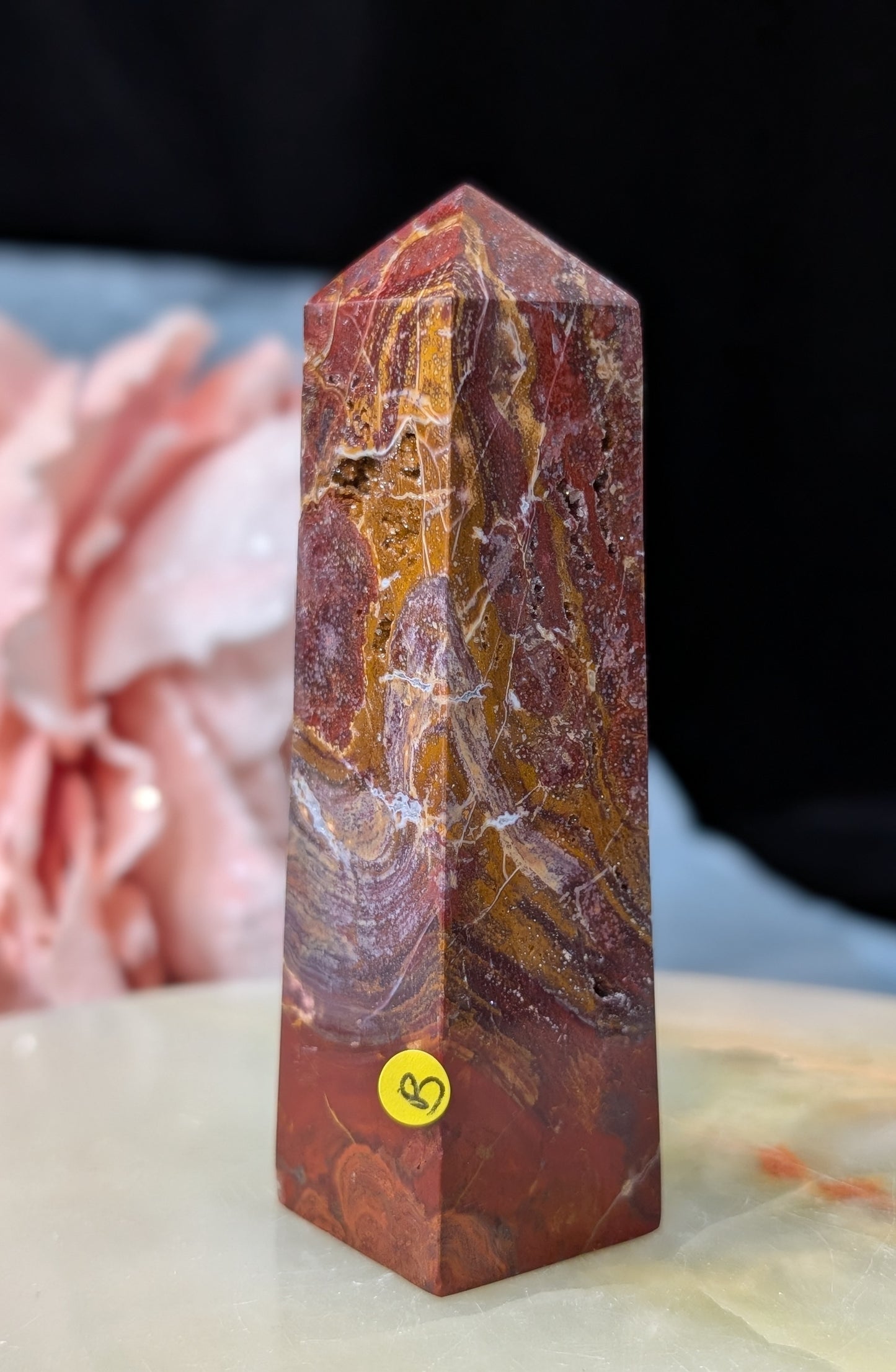 Indonesian Red Jasper Tower